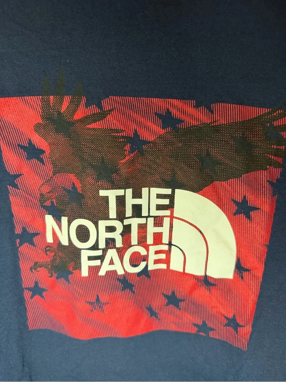 The North Face Men's Short Sleeve Americana Tee in Summit Navy M